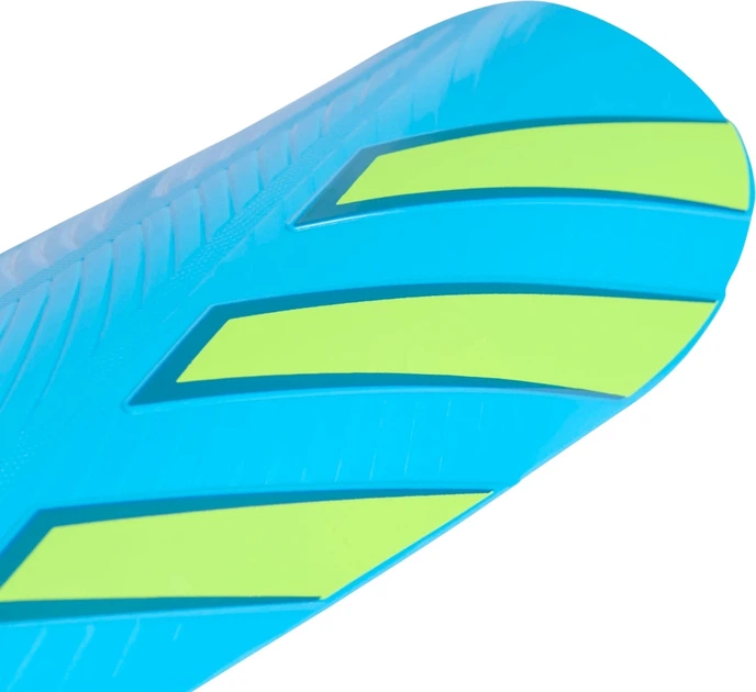 Щитки футбольні Adidas Tiro EU Club розмір S Блакитно-лимонні (4068812094620) - зображення 2