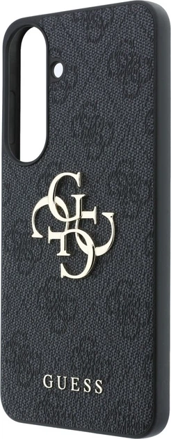 Etui na smartfon Samsung Galaxy S26 FE Guess Leather 4G Metal Logo Black (GUHCS26FE4GMGGR) - obraz 5