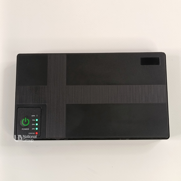 Джерело безперебійного живлення для роутера та модема Mini UPS 45 Вт, акумуляторний блок резервного живлення з DC 5В/9В/12В, PoE 15В/24В, USB-A, Type-C, LAN, автоматичним перемиканням на акумулятора та LED-індикацією, NET-45-Black - зображення 9