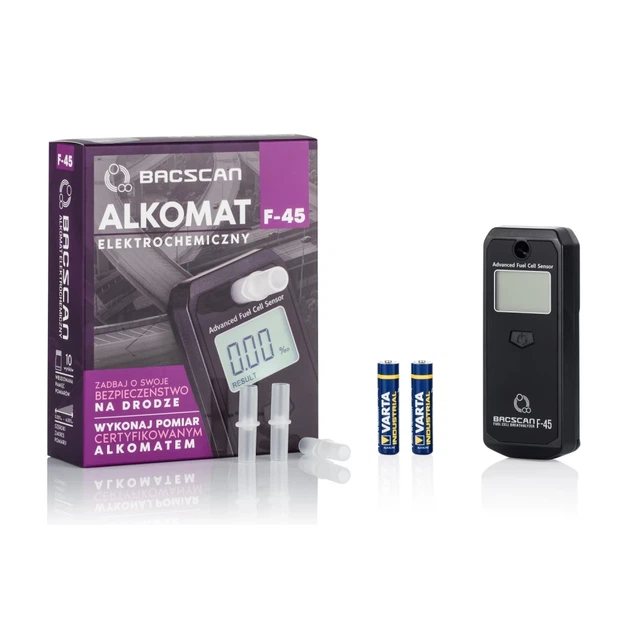 Алкотестер BACSCAN F-45 електрохімічний (5907437062753) - зображення 3