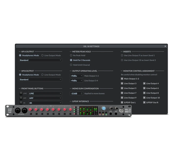 Аудиоинтерфейс Solid State Logic SSL 18 - Фото 7 Аудиоинтерфейс Solid State Logic SSL 18 - изображение 7