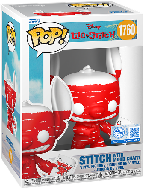 Figurka Funko Pop! Stitch with Mood Chart (889698919067) - Zdjęcie 1 Figurka Funko Pop! Stitch with Mood Chart (889698919067) - obraz 1