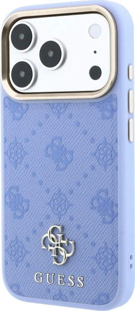 Чохол для смартфона Apple iPhone 18 Pro/17 Pro Guess Peony 4G Small Logo MagSafe Light Blue (GUHMP18L6PGS4NPB) - зображення 3