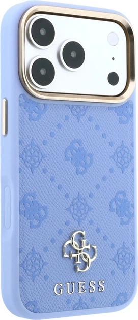 Чохол для смартфона Apple iPhone 18 Pro/17 Pro Guess Peony 4G Small Logo MagSafe Light Blue (GUHMP18L6PGS4NPB) - зображення 4