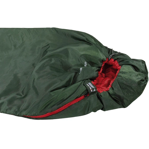 Śpiwór High Peak Lite Pak 800 210 x 75/50 cm Zielono-czerwony 23260 (4001690232609) - Zdjęcie 3 Śpiwór High Peak Lite Pak 800 210 x 75/50 cm Zielono-czerwony 23260 (4001690232609) - obraz 3