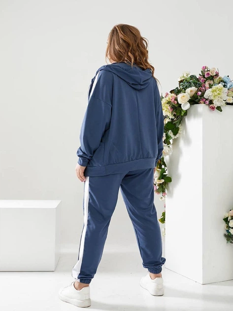 Спортивный костюм женский ELFBERG VM-440 56-58 Джинсовый (2000001035948) - изображение 2