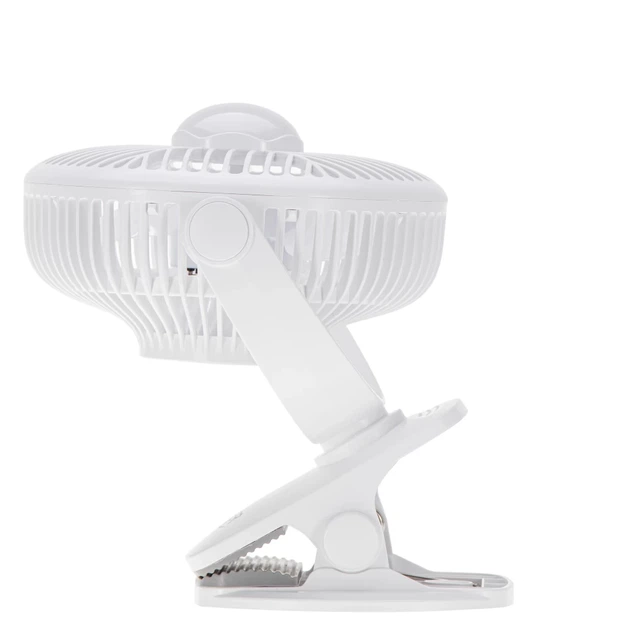 Портативний вентилятор Adler AD 7335 6 Вт 12,7 см 3 швидкості 360° White (5906843080016) - изображение 5