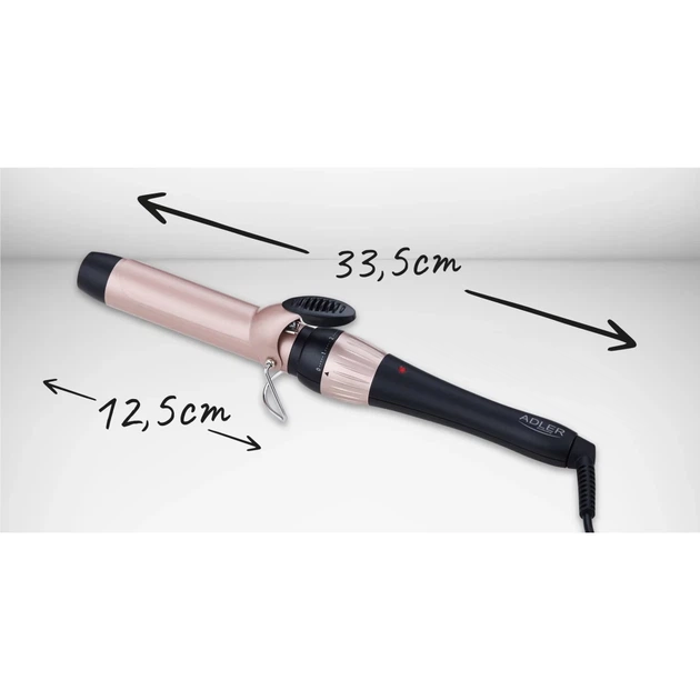 Плойка Adler AD2118 56 Вт 32 мм Black/Pink (5903887808286) - Фото 14 Плойка Adler AD2118 56 Вт 32 мм Black/Pink (5903887808286) - изображение 14