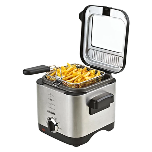 Фритюрница Mesko MS4910 900 Вт 1,5 л Silver (5902934830829) - Фото 1 Фритюрница Mesko MS4910 900 Вт 1,5 л Silver (5902934830829) - изображение 1