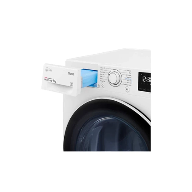 Сушильная машина LG RH80V3AV6N 8 кг A++ Wi-Fi White (8806091610140) - изображение 5