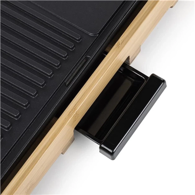 Електрогриль Tristar Bamboo Grill XL TG2514B 2200 Вт Black (8713016053831) - зображення 5