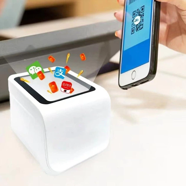 Настольный штрих-код сканер Проводной USB белый - Фото 3 Настольный штрих-код сканер Проводной USB белый - изображение 3