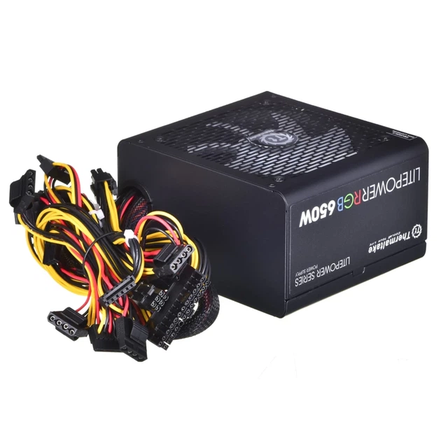 Блок питания Thermaltake Litepower RGB 650 Вт PS-LTP-0650NHSANE-1 (4713227520232) - изображение 4