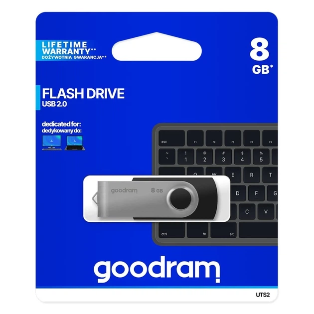 USB-флешка Goodram Twister UTS2-0080K0R11 8GB USB 2.0 Black (5908267920404) - Фото 5 USB-флешка Goodram Twister UTS2-0080K0R11 8GB USB 2.0 Black (5908267920404) - изображение 5