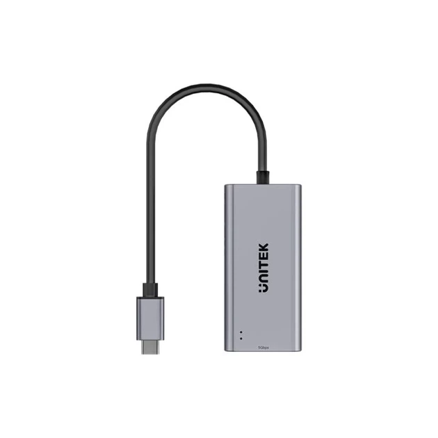Адаптер Unitek USB-C на RJ45 5 Gbps (4894160058805) - Фото 2 Адаптер Unitek USB-C на RJ45 5 Gbps (4894160058805) - зображення 2