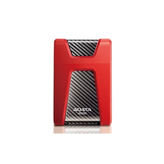 Зовнішній жорсткий диск Adata HD650 1 ТБ 2,5" USB 3.2 Red (4713435799130) - Фото 4 Зовнішній жорсткий диск Adata HD650 1 ТБ 2,5" USB 3.2 Red (4713435799130) - зображення 4