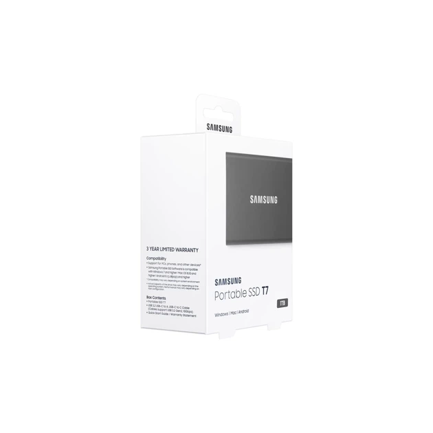 Зовнішній Samsung SSD T7 Portable 1TB Gray (8806090351679) - зображення 10