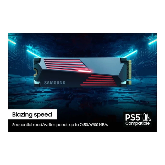 SSD Samsung 990 PRO з радіатором M.2 2280 4000 ГБ NVMe читання 7450 MB/s запис 6900 MB/s (8806094946857) - зображення 5