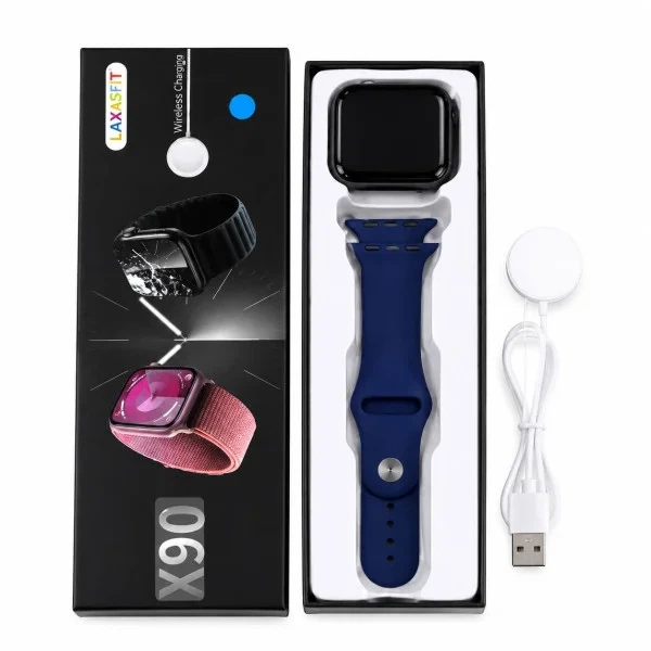 Смарт годинник Smart Watch Laxasfit X90 Синій - Фото 1 Смарт годинник Smart Watch Laxasfit X90 Синій - зображення 1