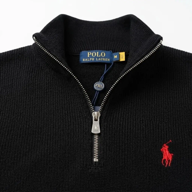 Свитер мужской POLO RALPH LAUREN Men's Classic Cotton Half Zip Sweater E221BL L - Фото 5 Свитер мужской POLO RALPH LAUREN Men's Classic Cotton Half Zip Sweater E221BL L - зображення 5