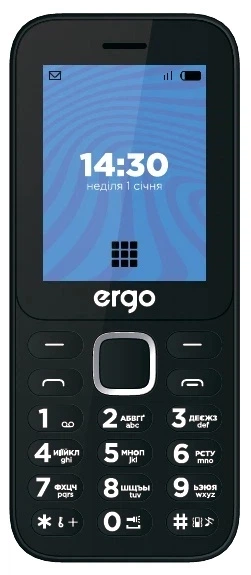 Мобильный телефон ERGO E241 Dual Sim Red (UA UCRF) - Фото 1 Мобильный телефон ERGO E241 Dual Sim Red (UA UCRF) - изображение 1