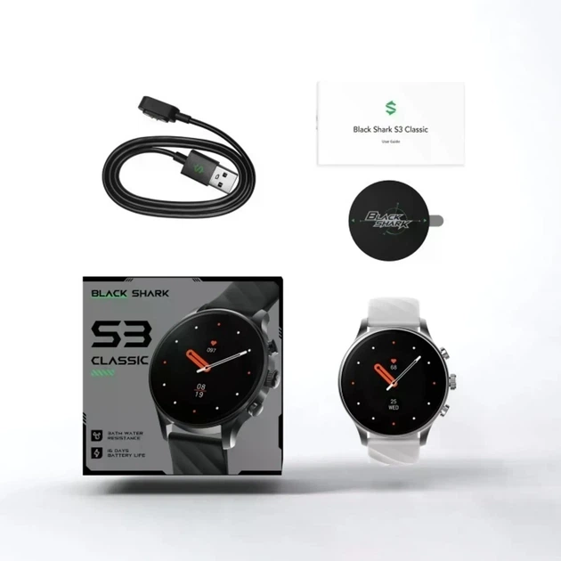 Смарт-годинник Black Shark S3 Classic BS-W2410 Silver - зображення 4