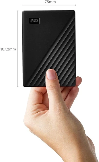 Внешний жесткий диск WD My Passport 4 ТБ 2.5" USB 3.2 Gen 1 Black (WDBPKJ0040BBK-WESN) - изображение 7