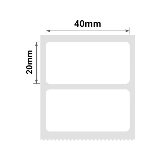 Етикетки NIIMBOT T40*20-1300 (White) - изображение 2