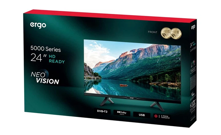 Телевізор Ergo 24JHT5000 - Фото 6 Телевізор Ergo 24JHT5000 - изображение 6