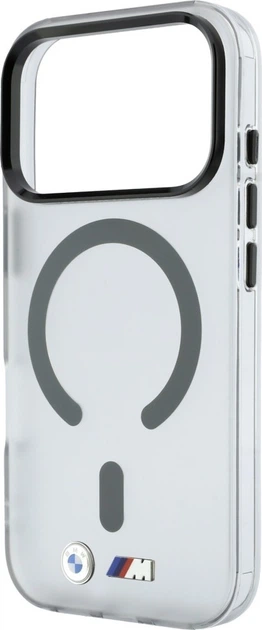 Etui na smartfon Apple iPhone 18 Pro Max/17 Pro Max BMW M IML Frosted Metal Logo & Trims MagSafe Anthracite (BMHMP18X26HTFMILA) - obraz 6