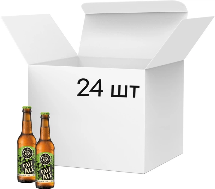 Упаковка пива Maisel&Friends Pale Ale світле фільтроване 5.2% 0.33 л х 24 шт. (40173306) - Фото 1 Упаковка пива Maisel&Friends Pale Ale світле фільтроване 5.2% 0.33 л х 24 шт. (40173306) - зображення 1
