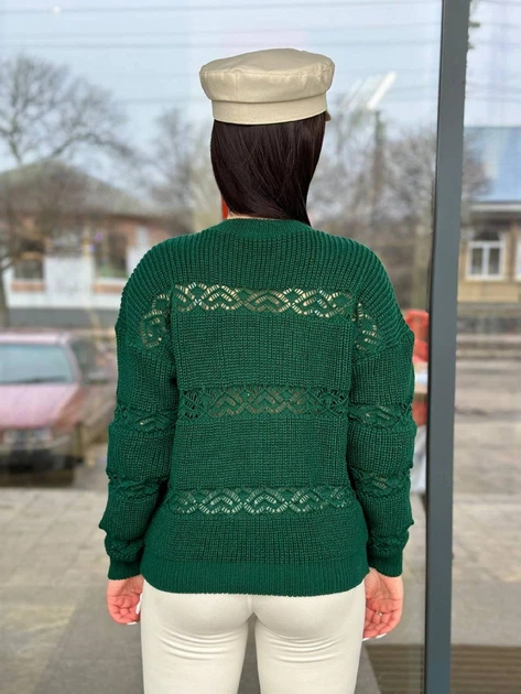 Джемпер женский ELFBERG MOD-5069 42-56 Изумрудный (2000001089187) - изображение 2