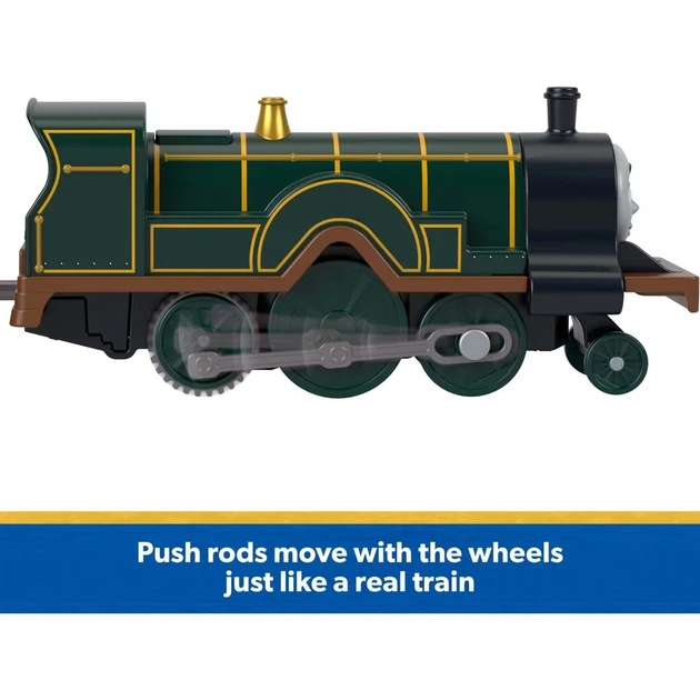 Классический моторизованный поезд Эмили 2026 из Томас и друзья Fisher-Price Thomas & Friends Emily (JLL50) - изображение 6