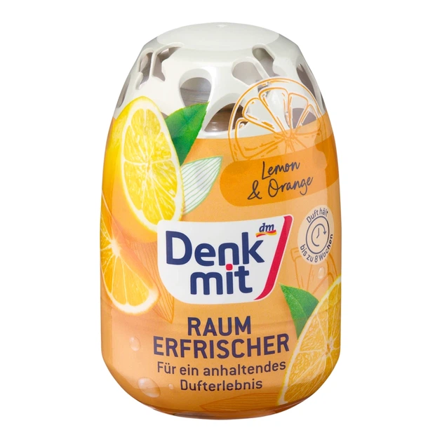 Освіжувач повітря Denkmit Raumerfrischer Lemon&Orange 150 мл, цитрусовий - Фото 1 Освіжувач повітря Denkmit Raumerfrischer Lemon&Orange 150 мл, цитрусовий - зображення 1