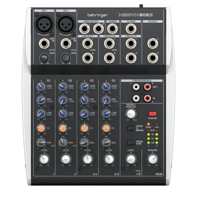 Микшерный пульт с USB MP3 BEHRINGER XENYX 802S - изображение 4