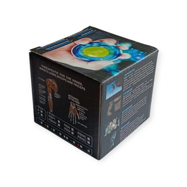 Еспандер кистьовий інерційний POWERBALL прозорий OSP-25-bk+tm - изображение 4