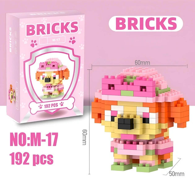 Детский конструктор Bricks Щенячий патруль Скай на 192 детали (M-17) - изображение 4