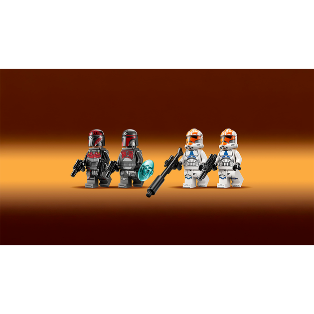 Конструктор LEGO Star Wars Бойовий комплект «Облога Мандалора» 116 деталей (75449) - зображення 6
