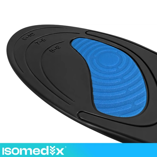 Гелеві устілки для взуття Isomedix 37-42 2 шт (5900779966949) - Фото 7 Гелеві устілки для взуття Isomedix 37-42 2 шт (5900779966949) - зображення 7
