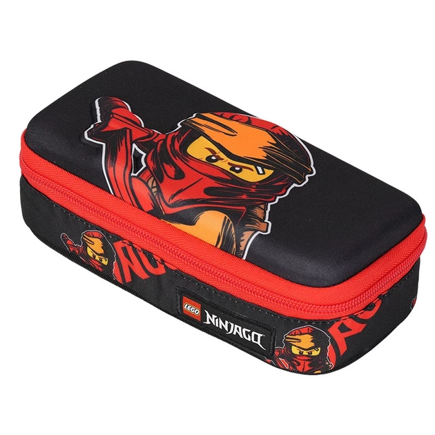 Пенал LEGO NINJAGO двухслойный твердый Черно-красный (20027) - Фото 3 Пенал LEGO NINJAGO двухслойный твердый Черно-красный (20027) - изображение 3