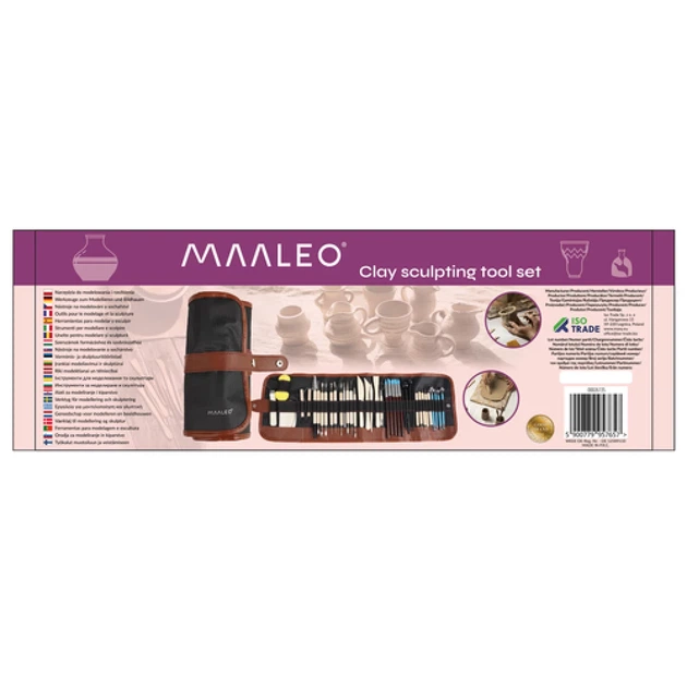 Набор инструментов для лепки Maaleo 40 шт (5900779957657) - изображение 4