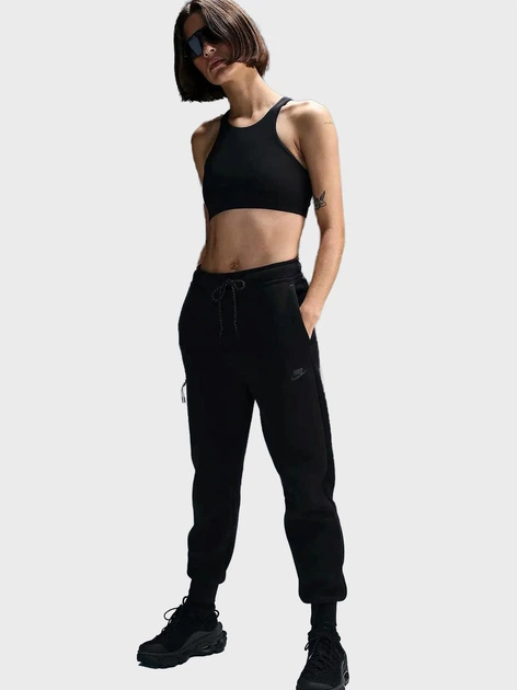 Спортивный костюм женский Nike W Nsw Tch Flc Wr Fz Hdy 2 + W Nsw Tch Flc Mr Jgger 2 HV6747-010&HV6779-010 M Черный (9817019283815) - изображение 4