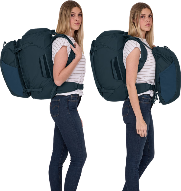 Plecak Thule Landmark Travel Pack 60 l TLPF-260 Woman Darkest Blue (7121894) (85854258524) - Zdjęcie 6 Plecak Thule Landmark Travel Pack 60 l TLPF-260 Woman Darkest Blue (7121894) (85854258524) - obraz 6
