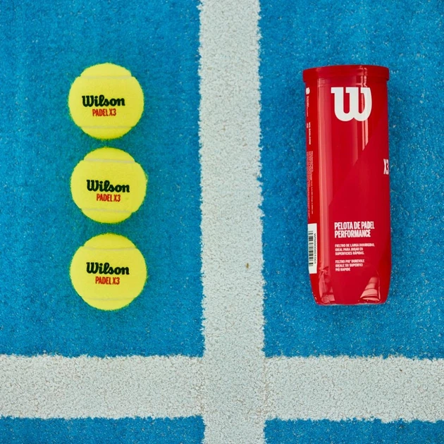 М'ячі для падел-тенісу Wilson Padel 3 ball can Жовтий (WR8900801001) (97512510264) - зображення 3