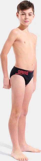 Плавки слипы для мальчиков Arena BOLD SWIM BRIEFS черный, коралловый Дит 116 см - изображение 2