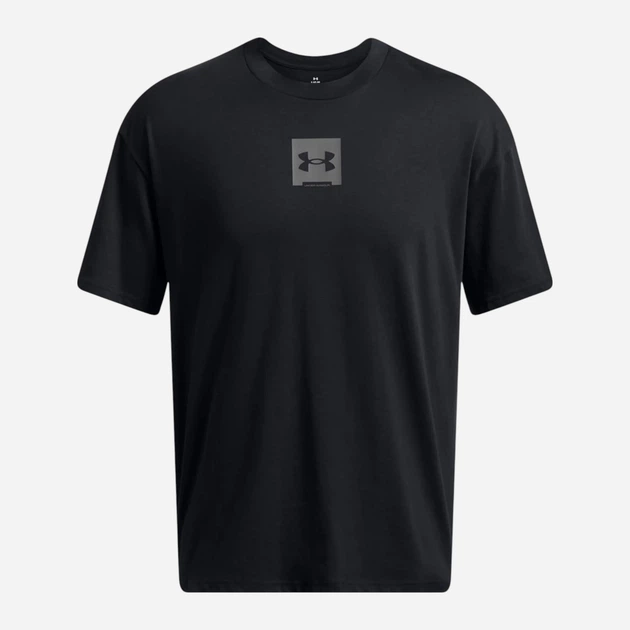 Футболка длинная мужская Under Armour Ua M Hw Os Sm Box Ss 1386803-001 L Черная (197777410634) - изображение 3