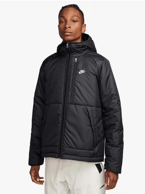 Куртка зимова чоловіча Nike M Nsw Tf Rpl Legacy Hd Jkt DX2038-010 S Чорна (196975856121) - зображення 4