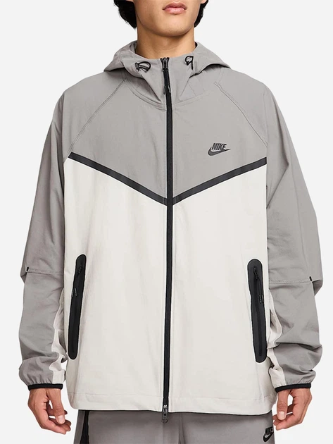 Спортивна чоловіча кофта Nike Tech Woven Grey HM7151-014 XL Різнокольорова (197599175988) - зображення 3