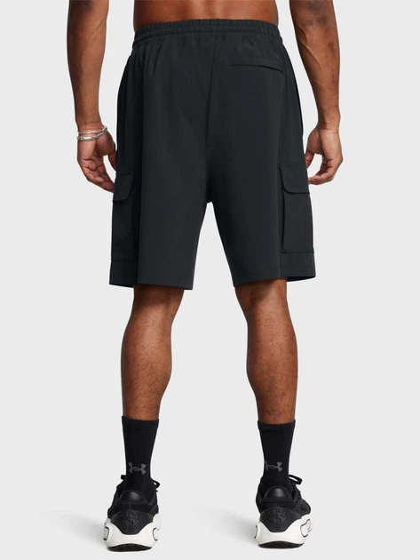 Шорты короткие мужские Under Armour Ua Vibe Woven Cargo Short 1386560-001 L Черные (197777281623) - изображение 2