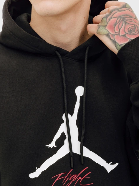 Худи мужское Jordan M J Ess Flc Baseline Hoodie FD7545-010 S Черное (196969042585) - изображение 5